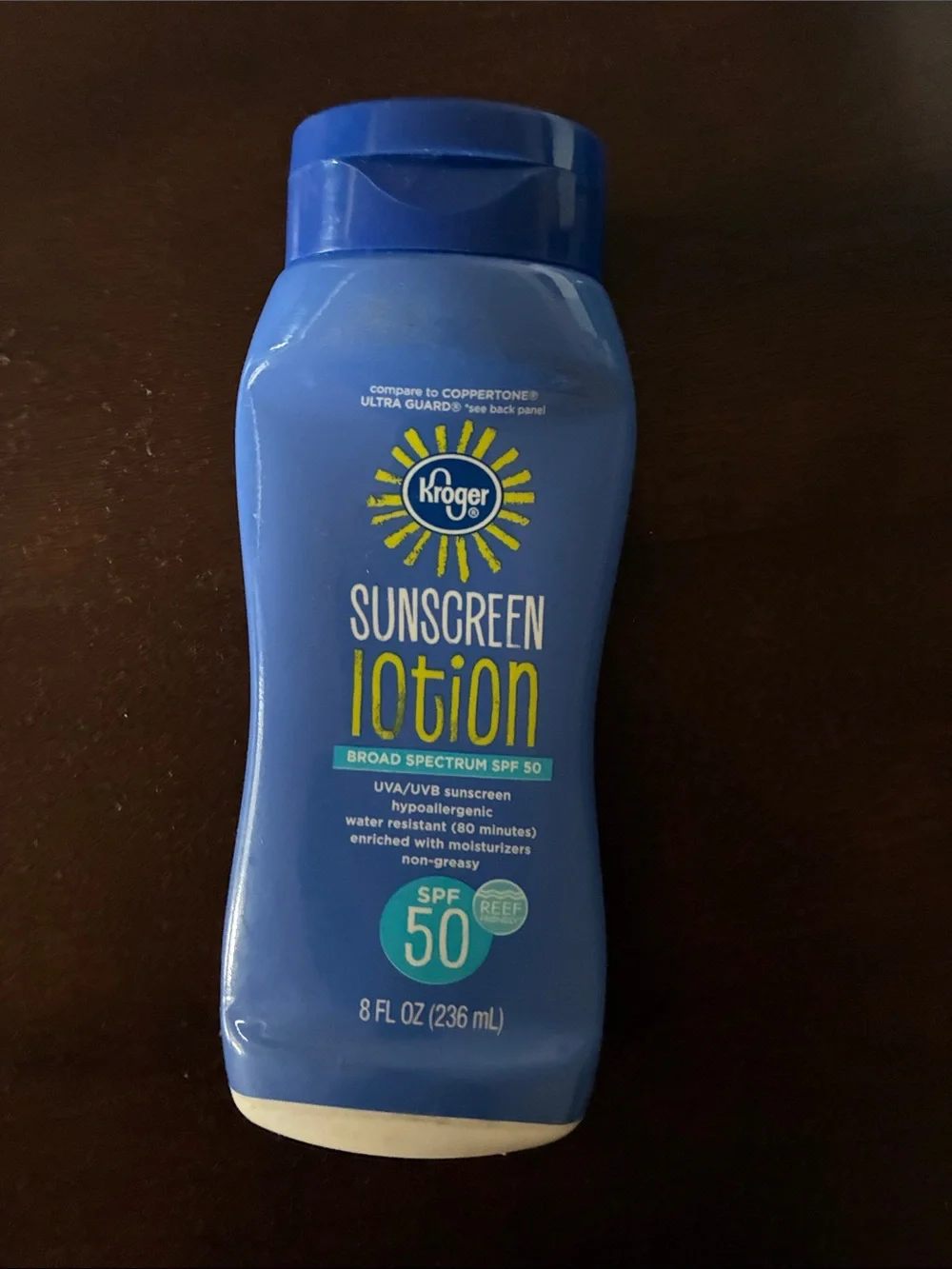 Kroger SPF 50 Sunscreen Lotion - Blue Bottle